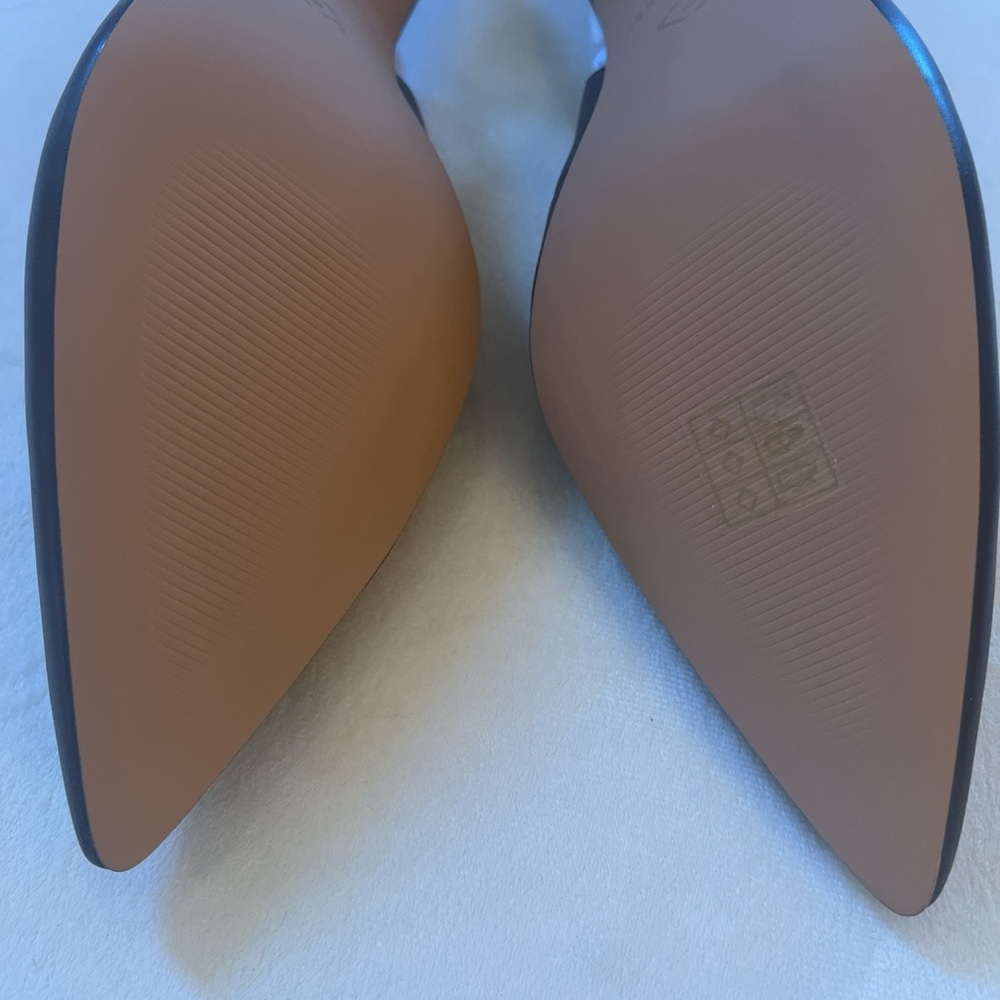 Katy Perry Collections Oceanview Sling Back Coffee Faux Nappa Gold Heel size 8.5 - Picture 5 of 8